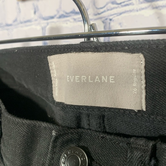 Everlane Women’s Skinny Jeans Black Size 26 - Picture 4 of 6